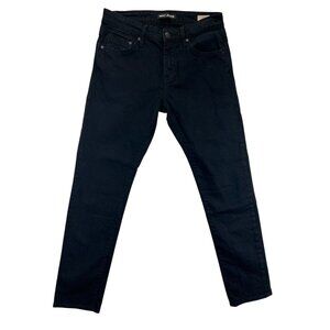 Mavi Jeans Mens 29/30 Black Denim Jake Slim Leg‎